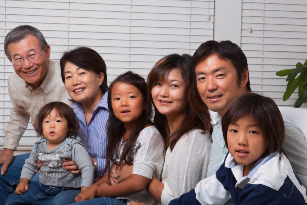 家族の写真